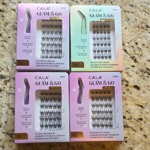 CALA Glam & Go Pre-Glued Lash Extensions - Black